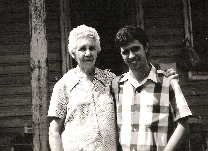 Con mi abuela Ñica