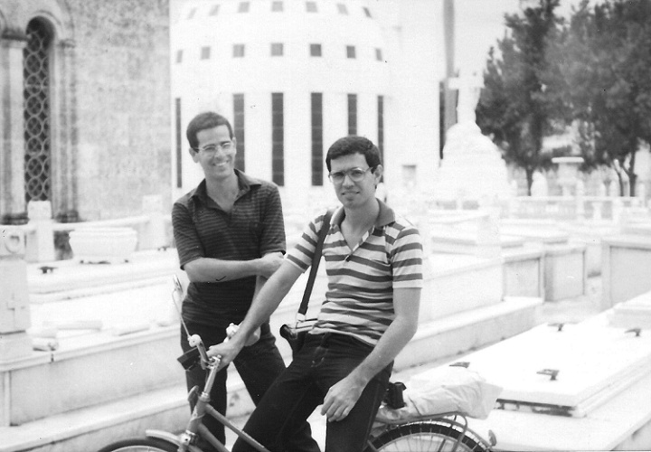 Con Sergio Andricaín